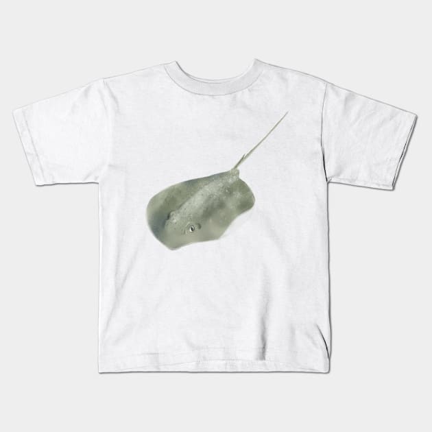 Southern Stingray Kids T-Shirt by tarynosaurus